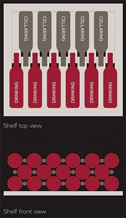 Stacking your wines for ageing